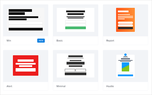 exit-Intent templates